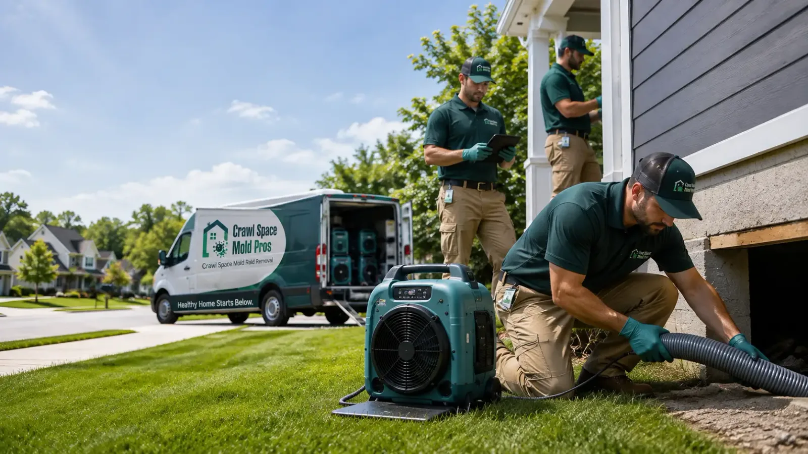 Crawl Space Mold Removal in Hays, KS